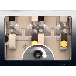 CADA DOUBLEE C66008 66008 non  GA TÀU ĐIỆN NGẦM LUÂN ĐÔN bộ đồ chơi xếp lắp ráp ghép mô hình Modular Buildings LONDON UNDERGROUND Mô Hình Nhà Cửa 1836 khối