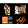LEYI 81020 non  LINH THÚ CỬU VĨ HỒ TIÊN bộ đồ chơi xếp lắp ráp ghép mô hình Naruto Ninja 768 khối