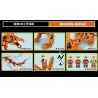 LEYI 81020 non  LINH THÚ CỬU VĨ HỒ TIÊN bộ đồ chơi xếp lắp ráp ghép mô hình Naruto Ninja 768 khối
