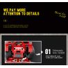 REOBRIX 22020 non  NGƯỜI ĐIỀU KHIỂN TỪ XA bộ đồ chơi xếp lắp ráp ghép mô hình  TELESCOPIC ARM FORKLIFT Kỹ Thuật Công Nghệ Cao Mô Hình Phương Tiện 2260 khối