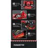 REOBRIX 22020 non  NGƯỜI ĐIỀU KHIỂN TỪ XA bộ đồ chơi xếp lắp ráp ghép mô hình  TELESCOPIC ARM FORKLIFT Kỹ Thuật Công Nghệ Cao Mô Hình Phương Tiện 2260 khối