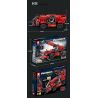 REOBRIX 22020 non  NGƯỜI ĐIỀU KHIỂN TỪ XA bộ đồ chơi xếp lắp ráp ghép mô hình  TELESCOPIC ARM FORKLIFT Kỹ Thuật Công Nghệ Cao Mô Hình Phương Tiện 2260 khối