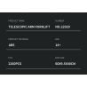 REOBRIX 22020 non  NGƯỜI ĐIỀU KHIỂN TỪ XA bộ đồ chơi xếp lắp ráp ghép mô hình  TELESCOPIC ARM FORKLIFT Kỹ Thuật Công Nghệ Cao Mô Hình Phương Tiện 2260 khối