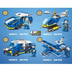 MINGDI K0293 0293 non  CẢNH SÁT TỐC ĐỘ bộ đồ chơi xếp lắp ráp ghép mô hình Police SPEED POLICE 675 khối