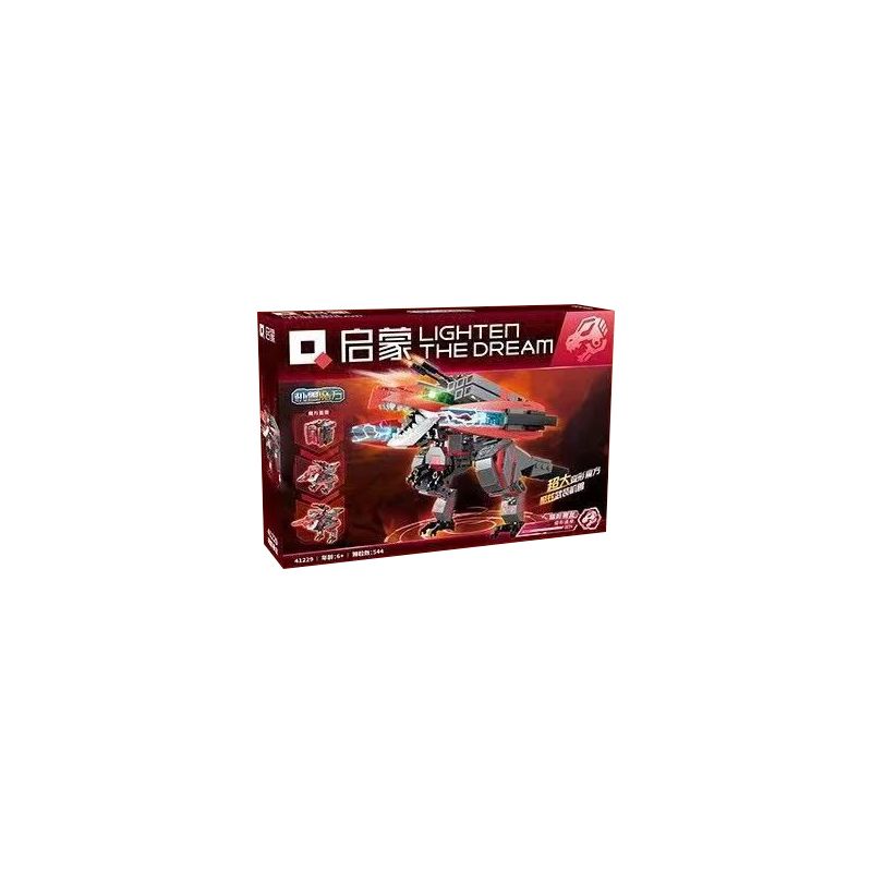 Enlighten 41229 Qman 41229 non Lego KHỦNG LONG BẠO CHÚA BÓNG TỐI bộ đồ chơi xếp lắp ráp ghép mô hình