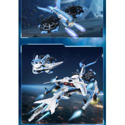 Enlighten 41106 Qman 41106 non  MÁY BAY CHIẾN ĐẤU THIÊN HÀ bộ đồ chơi xếp lắp ráp ghép mô hình Transformers Robot Đại Chiến Người Máy Biến Hình