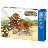 ZHEGAO QL1743 1743 non  KHỦNG LONG BỊ ÁM ẢNH TRICERATOPS bộ đồ chơi xếp lắp ráp ghép mô hình DINOSAUR 697 khối