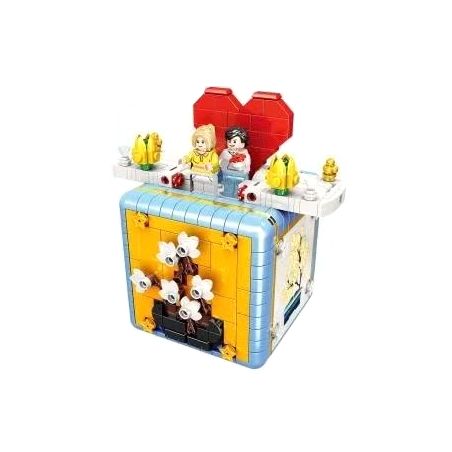 FAIR 6769 non  NGÔN NGỮ HOA BỐN MÙA bộ đồ chơi xếp lắp ráp ghép mô hình FOUR SEASONS FLOWER LANGUAGE 654 khối