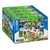 ZHEGAO QL2521 2521 non  CUỘC PHIÊU LƯU TRANG TRẠI THÔ bộ đồ chơi xếp lắp ráp ghép mô hình Minecraft CUBE WORLD Game Xây Dựng 1011 khối