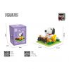 HSANHE CACO S056 non  SNOOPY SÂN KHẤU 6 PHONG CÁCH bộ đồ chơi xếp lắp ráp ghép mô hình Movie & Game PEANUTS SNOOPY Phim Và Trò Chơi