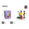 HSANHE CACO S056 non  SNOOPY SÂN KHẤU 6 PHONG CÁCH bộ đồ chơi xếp lắp ráp ghép mô hình Movie & Game PEANUTS SNOOPY Phim Và Trò Chơi