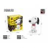 HSANHE CACO S053 non  RÌNH MÒ ĐI BỘ bộ đồ chơi xếp lắp ráp ghép mô hình Movie & Game PEANUTS SNOOPY Phim Và Trò Chơi 1520 khối