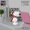 HSANHE CACO S052 non  PHI CÔNG RÌNH MÒ bộ đồ chơi xếp lắp ráp ghép mô hình Movie & Game PEANUTS SNOOPY Phim Và Trò Chơi 1415 khối