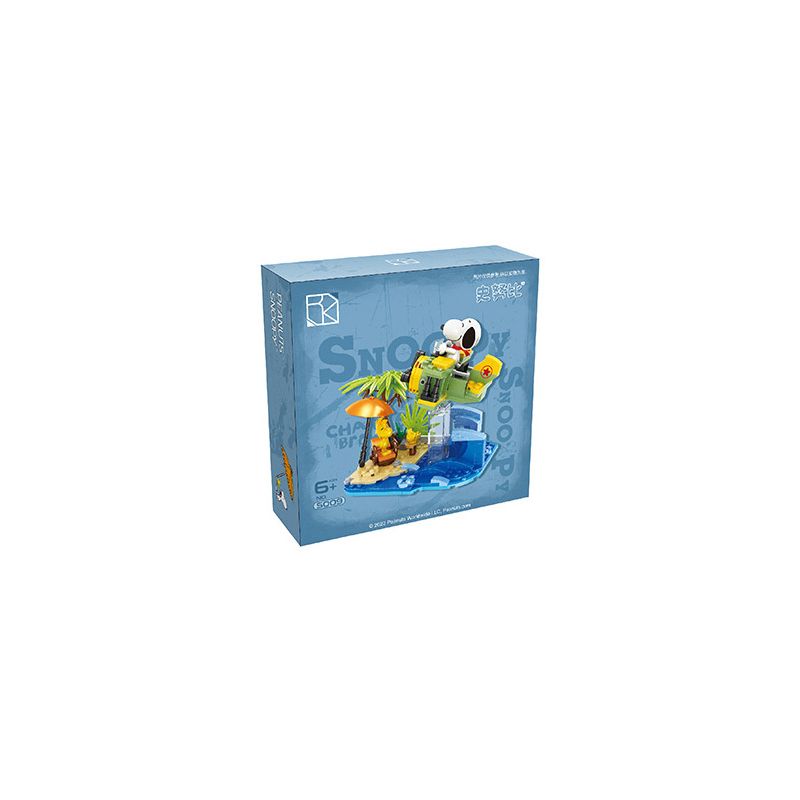 HSANHE CACO S009 non  MÁY BAY bộ đồ chơi xếp lắp ráp ghép mô hình Snoopy PEANUTS SNOOPY Chú Chó 278 khối