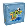 HSANHE CACO S009 non  MÁY BAY bộ đồ chơi xếp lắp ráp ghép mô hình Snoopy PEANUTS SNOOPY Chú Chó 278 khối