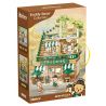 INBRIXX 881101 non  QUÁN CÀ PHÊ CHỮA BỆNH TEDDY bộ đồ chơi xếp lắp ráp ghép mô hình 1381 khối