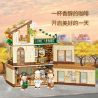 INBRIXX 881101 non  QUÁN CÀ PHÊ CHỮA BỆNH TEDDY bộ đồ chơi xếp lắp ráp ghép mô hình 1381 khối