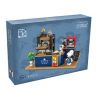 HSANHE CACO S005 non  QUÁN CÀ PHÊ bộ đồ chơi xếp lắp ráp ghép mô hình Snoopy PEANUTS SNOOPY Chú Chó 520 khối