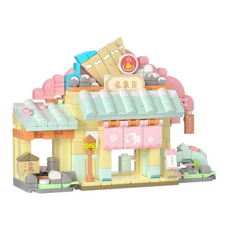 WEKKI 516403 non  SUỐI NƯỚC NÓNG KOMARUKO bộ đồ chơi xếp lắp ráp ghép mô hình