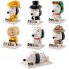 HSANHE CACO S004 non  SNOOPY 7 PHONG CÁCH bộ đồ chơi xếp lắp ráp ghép mô hình Movie & Game PEANUTS SNOOPY Phim Và Trò Chơi