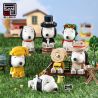 HSANHE CACO S004 non  SNOOPY 7 PHONG CÁCH bộ đồ chơi xếp lắp ráp ghép mô hình Movie & Game PEANUTS SNOOPY Phim Và Trò Chơi