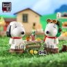 HSANHE CACO S004 non  SNOOPY 7 PHONG CÁCH bộ đồ chơi xếp lắp ráp ghép mô hình Movie & Game PEANUTS SNOOPY Phim Và Trò Chơi
