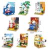 HSANHE CACO S001 non  HỘP BỊT MẮT SNOOPY 8 KIỂU bộ đồ chơi xếp lắp ráp ghép mô hình Movie & Game PEANUTS SNOOPY Phim Và Trò Chơi 705 khối