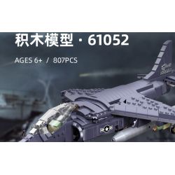 JIESTAR 61052 non  MÁY BAY CƯỜNG KÍCH AV-8 SEA HARRIER II bộ đồ chơi xếp lắp ráp ghép mô hình Frozen AV-8 II Nữ Hoàng Băng Giá 807 khối