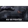 JIESTAR 61052 non  MÁY BAY CƯỜNG KÍCH AV-8 SEA HARRIER II bộ đồ chơi xếp lắp ráp ghép mô hình Frozen AV-8 II Nữ Hoàng Băng Giá 807 khối