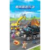 GUDI 10206 non  HOẠT ĐỘNG CỨU HỘ BÃO bộ đồ chơi xếp lắp ráp ghép mô hình Police LIVIN'CITY Cảnh Sát 903 khối