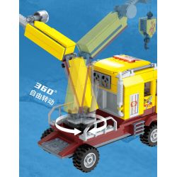 GUDI 10206 non  HOẠT ĐỘNG CỨU HỘ BÃO bộ đồ chơi xếp lắp ráp ghép mô hình Police LIVIN'CITY Cảnh Sát 903 khối