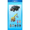 GUDI 10206 non  HOẠT ĐỘNG CỨU HỘ BÃO bộ đồ chơi xếp lắp ráp ghép mô hình Police LIVIN'CITY Cảnh Sát 903 khối