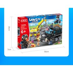 GUDI 10206 non  HOẠT ĐỘNG CỨU HỘ BÃO bộ đồ chơi xếp lắp ráp ghép mô hình Police LIVIN'CITY Cảnh Sát 903 khối