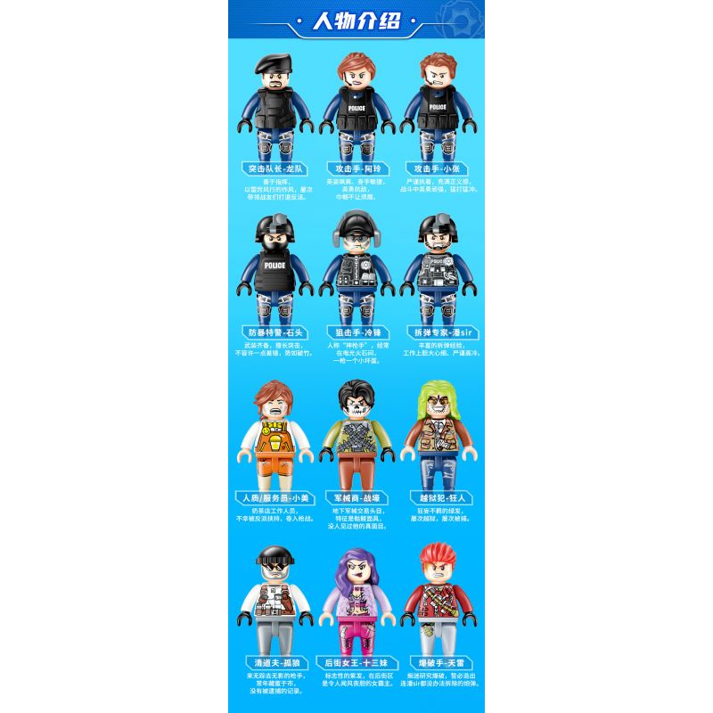 GUDI 10206 non  HOẠT ĐỘNG CỨU HỘ BÃO bộ đồ chơi xếp lắp ráp ghép mô hình Police LIVIN'CITY Cảnh Sát 903 khối