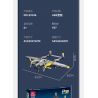 JIESTAR 61046 non  MÁY BAY CHIẾN ĐẤU P-38 tỷ lệ 1:14 bộ đồ chơi xếp lắp ráp ghép mô hình Military Army Quân Sự Bộ Đội 937 khối