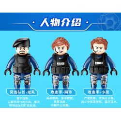 GUDI 10206 non  HOẠT ĐỘNG CỨU HỘ BÃO bộ đồ chơi xếp lắp ráp ghép mô hình Police LIVIN'CITY Cảnh Sát 903 khối