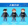 GUDI 10206 non  HOẠT ĐỘNG CỨU HỘ BÃO bộ đồ chơi xếp lắp ráp ghép mô hình Police LIVIN'CITY Cảnh Sát 903 khối
