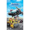 GUDI 10205 non  ĐUỔI DIỀU HÂU ĐEN bộ đồ chơi xếp lắp ráp ghép mô hình Police LIVIN'CITY Cảnh Sát 660 khối