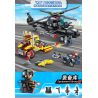 GUDI 10205 non  ĐUỔI DIỀU HÂU ĐEN bộ đồ chơi xếp lắp ráp ghép mô hình Police LIVIN'CITY Cảnh Sát 660 khối