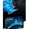 JIESTAR 61050 non  TIÊM KÍCH SU35 tỷ lệ 1:14 bộ đồ chơi xếp lắp ráp ghép mô hình Military Army SU-35 Quân Sự Bộ Đội 1530 khối