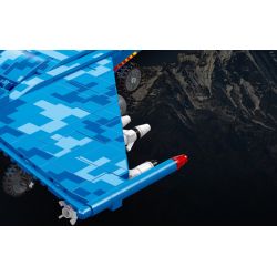 JIESTAR 61050 non  TIÊM KÍCH SU35 tỷ lệ 1:14 bộ đồ chơi xếp lắp ráp ghép mô hình Military Army SU-35 Quân Sự Bộ Đội 1530 khối