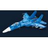 JIESTAR 61050 non  TIÊM KÍCH SU35 tỷ lệ 1:14 bộ đồ chơi xếp lắp ráp ghép mô hình Military Army SU-35 Quân Sự Bộ Đội 1530 khối