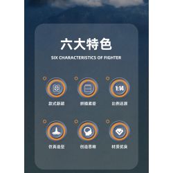 JIESTAR 61051 non  TIÊM KÍCH TÀNG HÌNH J-31 tỷ lệ 1:14 bộ đồ chơi xếp lắp ráp ghép mô hình Military Army FC-31 Quân Sự Bộ Đội 1691 khối