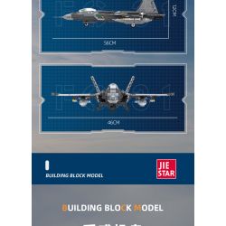 JIESTAR 61051 non  TIÊM KÍCH TÀNG HÌNH J-31 tỷ lệ 1:14 bộ đồ chơi xếp lắp ráp ghép mô hình Military Army FC-31 Quân Sự Bộ Đội 1691 khối