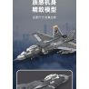 JIESTAR 61051 non  TIÊM KÍCH TÀNG HÌNH J-31 tỷ lệ 1:14 bộ đồ chơi xếp lắp ráp ghép mô hình Military Army FC-31 Quân Sự Bộ Đội 1691 khối