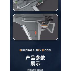 JIESTAR 61051 non  TIÊM KÍCH TÀNG HÌNH J-31 tỷ lệ 1:14 bộ đồ chơi xếp lắp ráp ghép mô hình Military Army FC-31 Quân Sự Bộ Đội 1691 khối