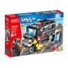 GUDI 10202 non  CUỘC KHỦNG HOẢNG TÙ NHÂN bộ đồ chơi xếp lắp ráp ghép mô hình Police LIVIN'CITY Cảnh Sát 263 khối