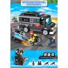 GUDI 10202 non  CUỘC KHỦNG HOẢNG TÙ NHÂN bộ đồ chơi xếp lắp ráp ghép mô hình Police LIVIN'CITY Cảnh Sát 263 khối