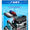 GUDI 10202 non  CUỘC KHỦNG HOẢNG TÙ NHÂN bộ đồ chơi xếp lắp ráp ghép mô hình Police LIVIN'CITY Cảnh Sát 263 khối