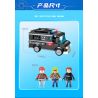 GUDI 10202 non  CUỘC KHỦNG HOẢNG TÙ NHÂN bộ đồ chơi xếp lắp ráp ghép mô hình Police LIVIN'CITY Cảnh Sát 263 khối
